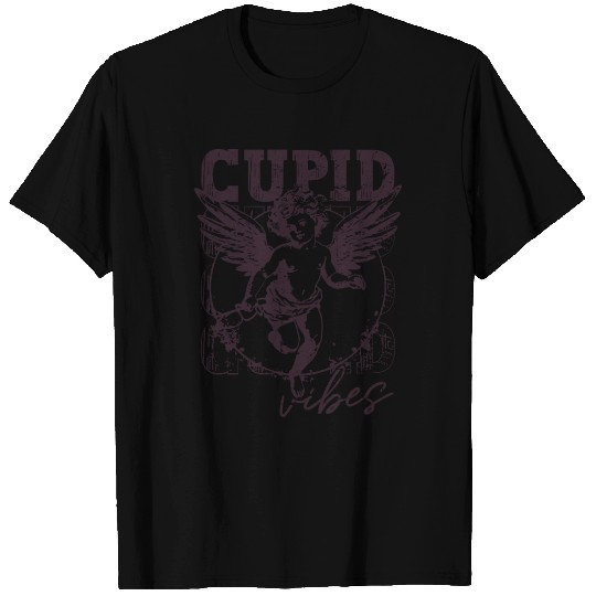 Cupid Vibes Vintage Lovers Day Valentine T Shirts