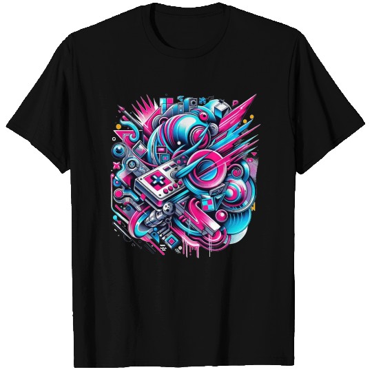Neon Gamer's Paradise T Shirts