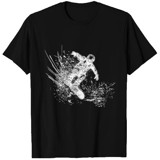 Snowboarding Jump Style Cooler Snowboard Move T Shirts