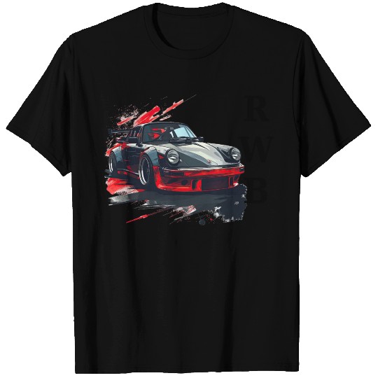 Black & Red RAUH-Welt T Shirts