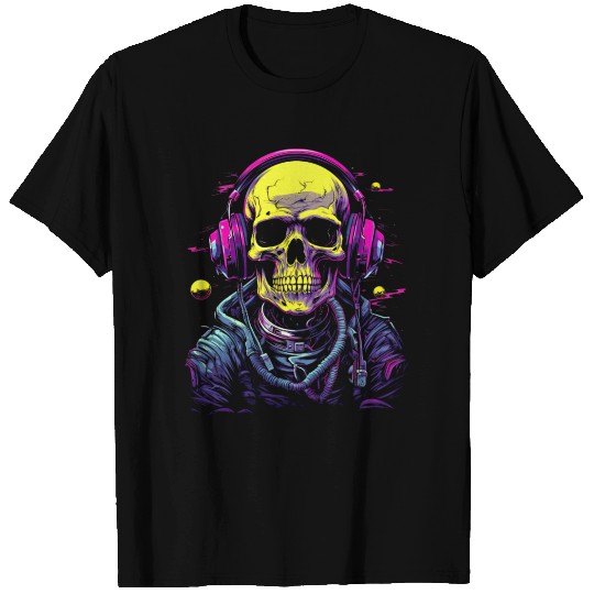 Skull DJ Astronaut Space Sci-Fi Planet Galaxy T Shirts