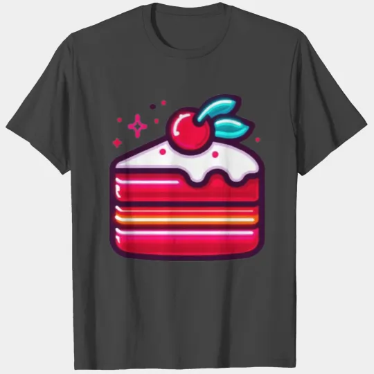 Red Velvet Cake with Cherry T Shirts