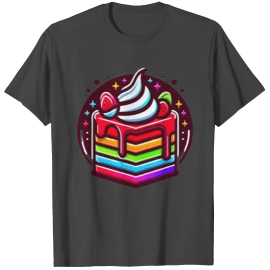 Red Velvet Cake with Ice cream T Shirts