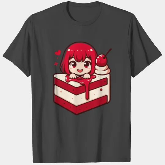 Red Velvet Cake Vintage T Shirts