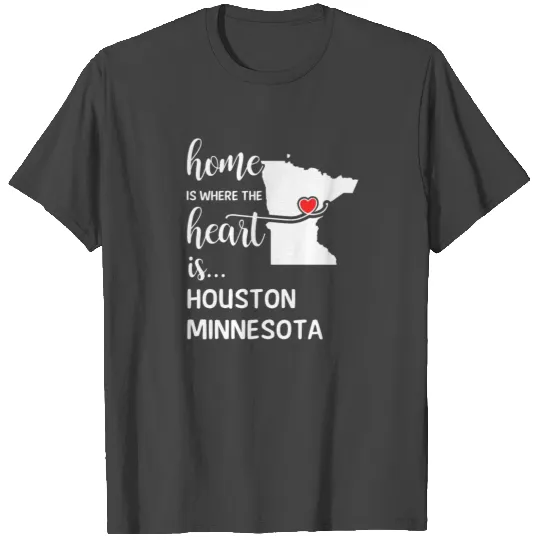 Houston County Minnesota Is Where My Heart Is Gift T Shirts
