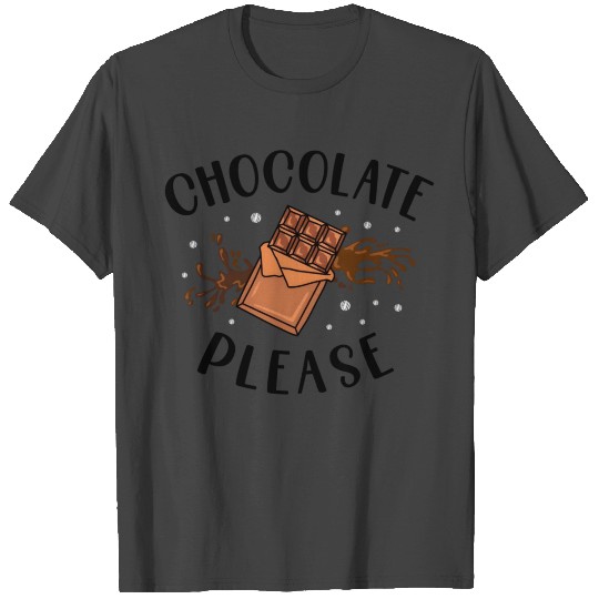 I Love Chocolate Sweet Candy Dessert Food Foodie T Shirts