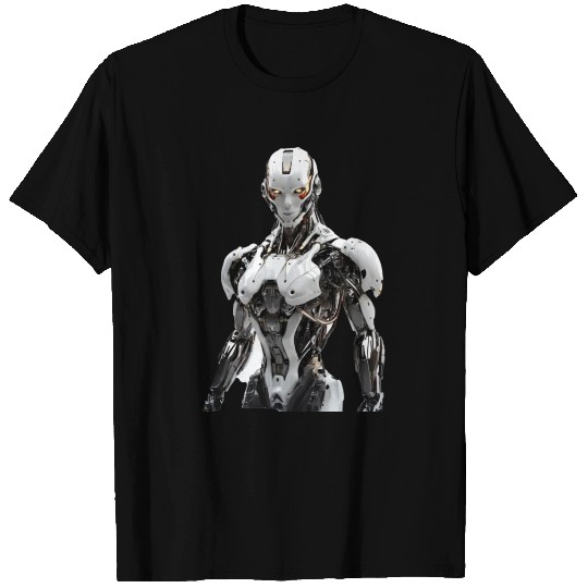 Intricate Futuristic Robot Printables T Shirts