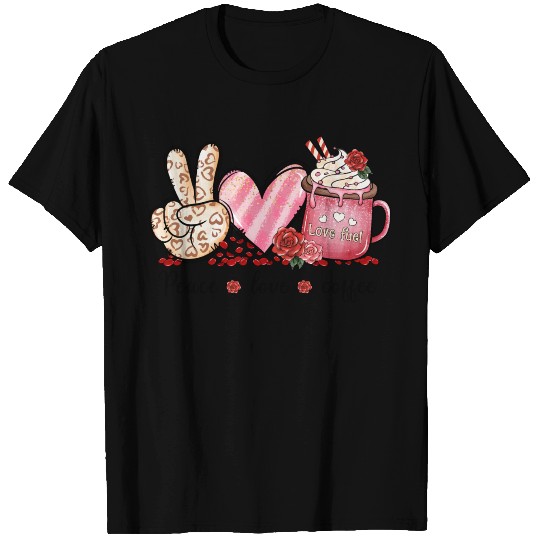 Peace Love Coffee T Shirts