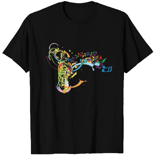 A trumpet, a wind instrument with many musical T Shirts