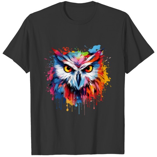 Owl Abstract Art Owl Artistic Bird Wildlife for a T Shirts