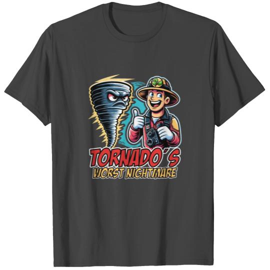 Meteorology Kids Tornado Storm Chasing Storm Fan T Shirts