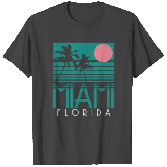Miami Florida USA Retro Vintage T Shirts