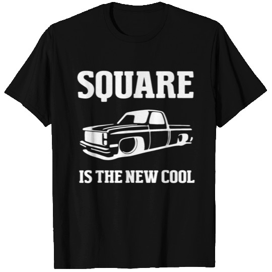 Square is The New Cool Square Body T Shirts