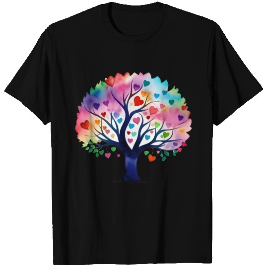 Heart tree T Shirts