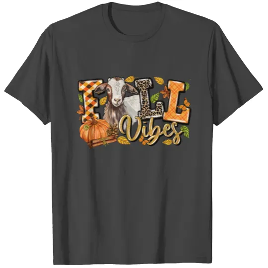 Fall Vibes Goat T Shirts