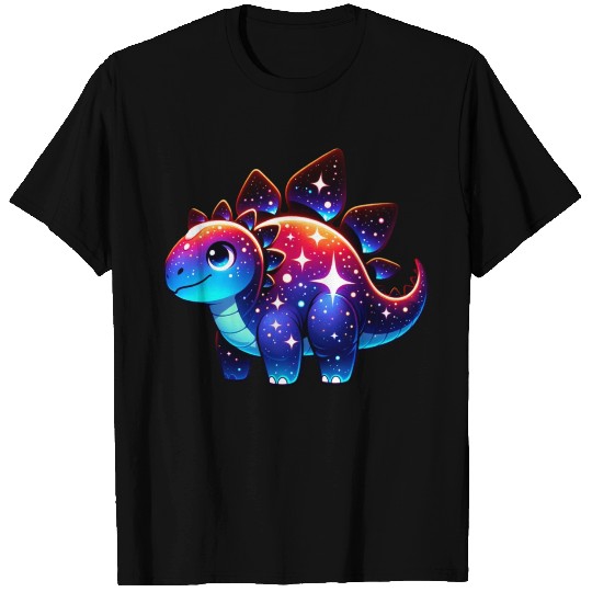 Cute Galaxy Stegosaurus Dinosaur Lover Prehistoric T Shirts