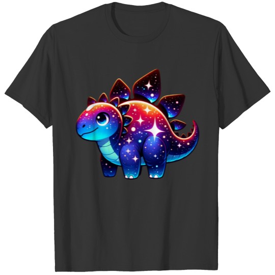 Cute Galaxy Stegosaurus Dinosaur Lover Prehistoric T Shirts