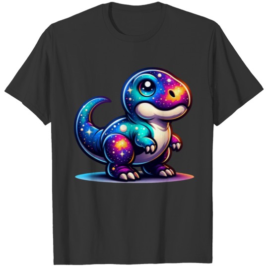 Cute Dino Galaxy T Shirts