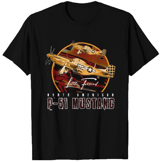 P51 Mustang USAF Fighter Plane T Shirts