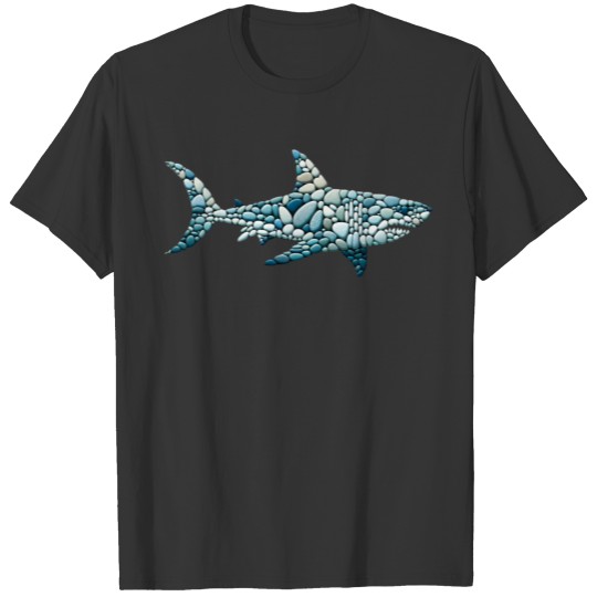 Arctic Mariner - Blue Pebble Art Shark T Shirts