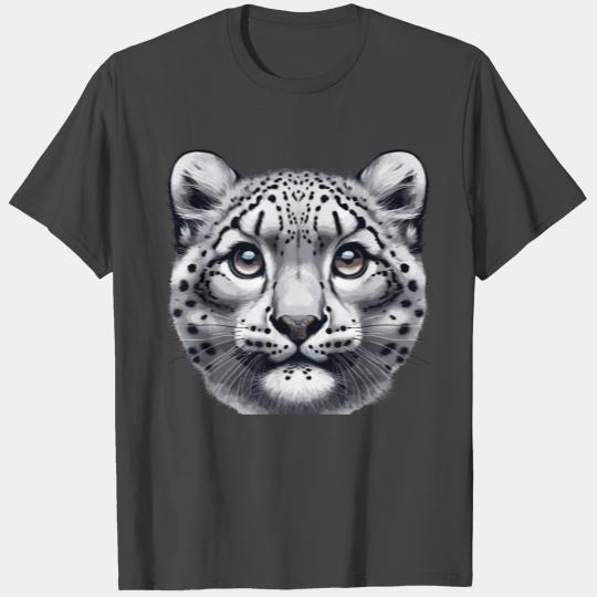Snow Leopard Leopard White Leopard T Shirts