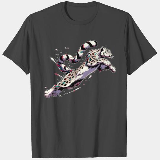 Snow Leopard Leopard White Leopard T Shirts