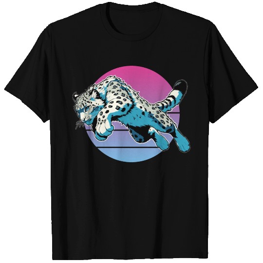 Snow Leopard Leopard White Leopard T Shirts