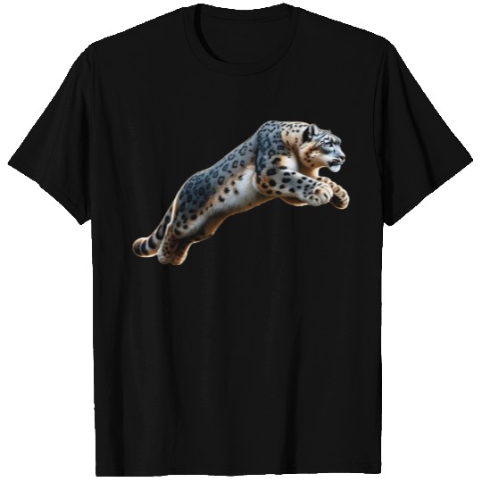 Snow Leopard Leopard White Leopard T Shirts
