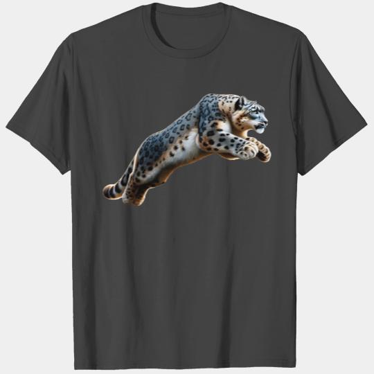 Snow Leopard Leopard White Leopard T Shirts