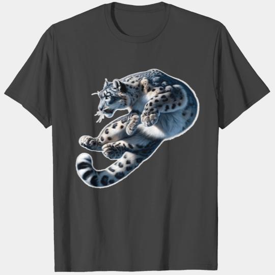 Snow Leopard Leopard White Leopard T Shirts