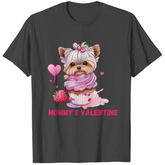 Mommy's Valentine Yorkie T Shirts