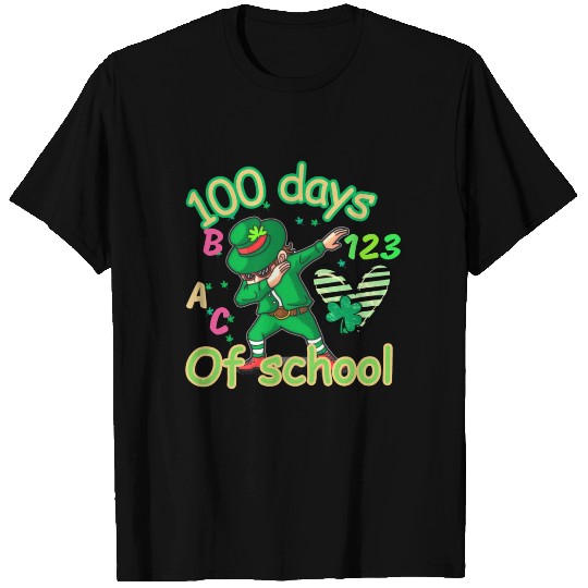 100 days of school kids shamrock dubbing T Shirts
