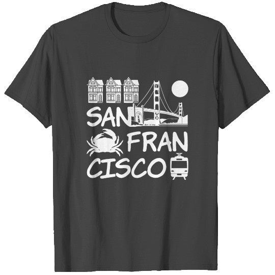 San Francisco California Souvenir Gift T Shirts