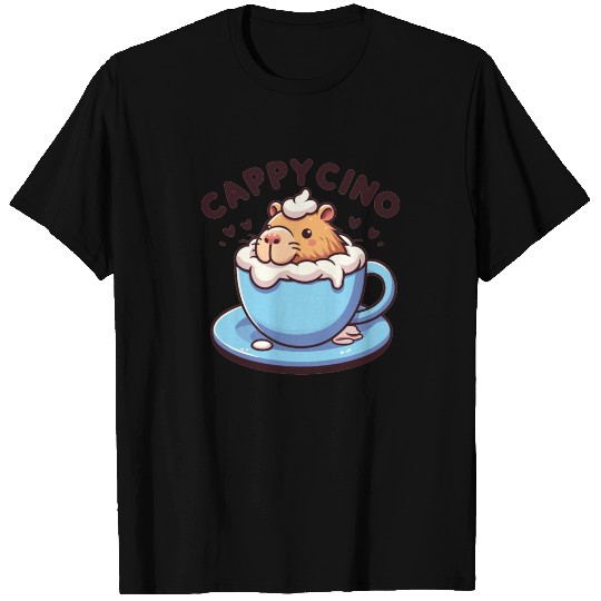 Cappyccino Capybara Coffee Cappuccino T Shirts
