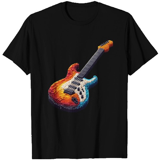 Pixel Guitar T Shirts
