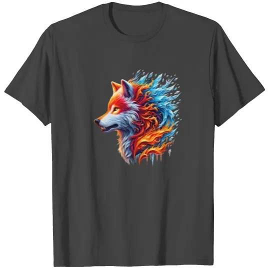 Wolf Surrealistic Animal Kingdom Fantasy T Shirts