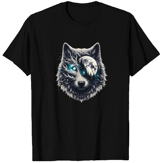 Wolf Surrealistic Animal Kingdom Fantasy T Shirts