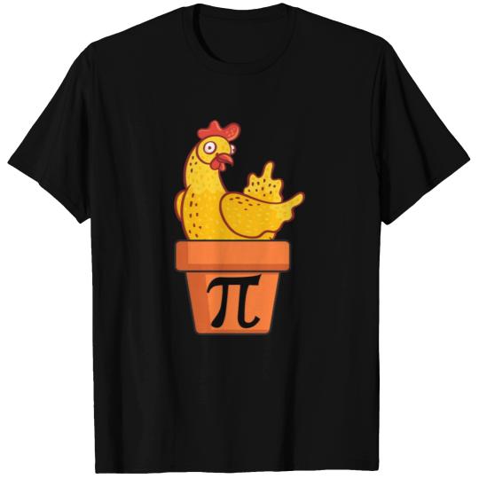 Chicken Pot Pie Funny Math pun Chicken Pot Pi T Shirts