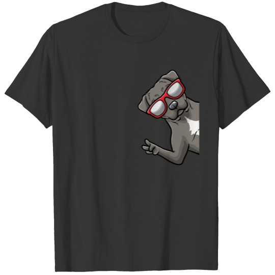 Staffordshire Bull Terrier Dog Staffy From Side T Shirts