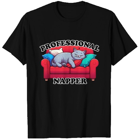 Cat Nap Expert Couch T Shirts