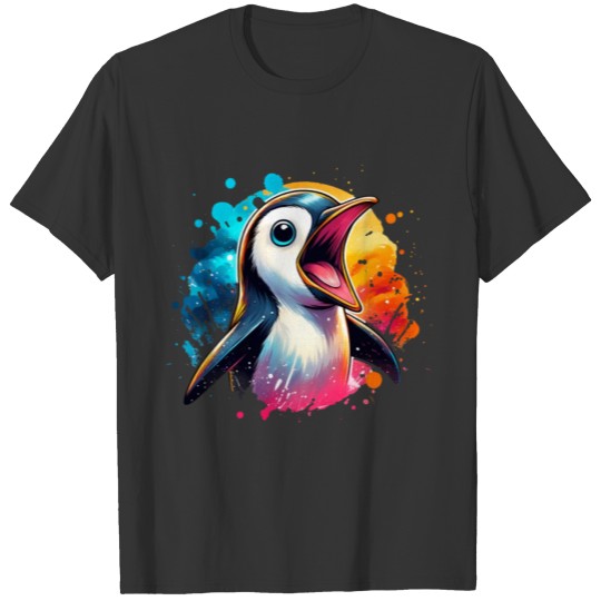 Screaming Penguins Penguin Family Cute T Shirts