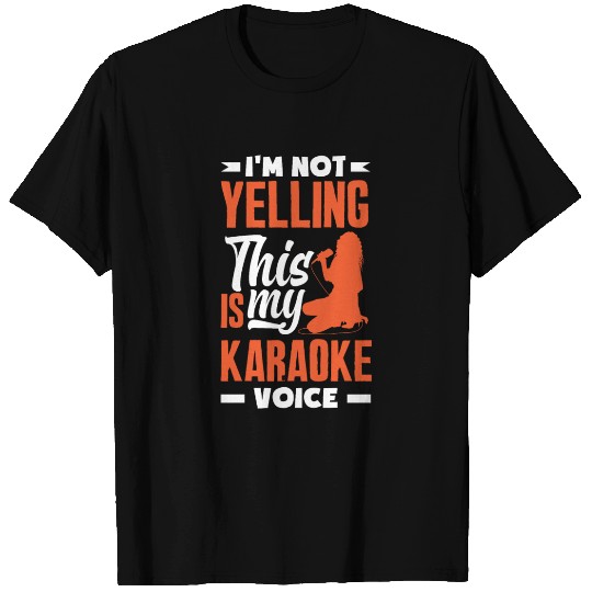 Funny Karaoke Singer Singing Musician Karaoke Gift T Shirts