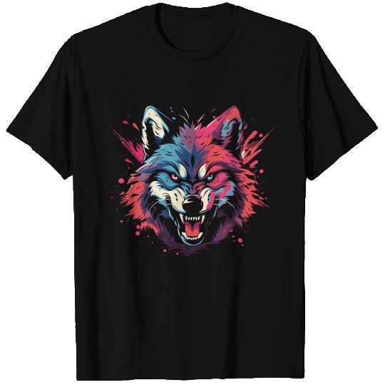 Angry Wolf T Shirts
