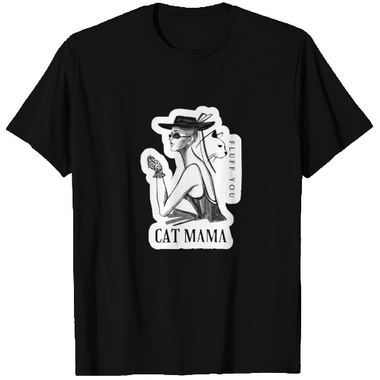 Cat Mama T Shirts