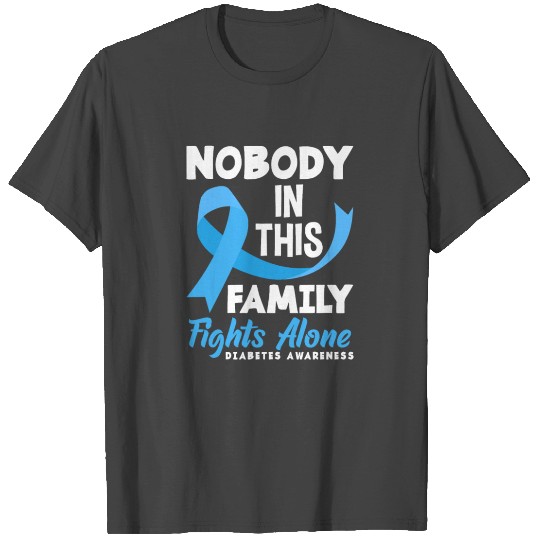 T1D Warrior Support Squad Diabetes Awareness T Shirts