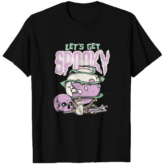 Purple and Green Bold Halloween T Shirts