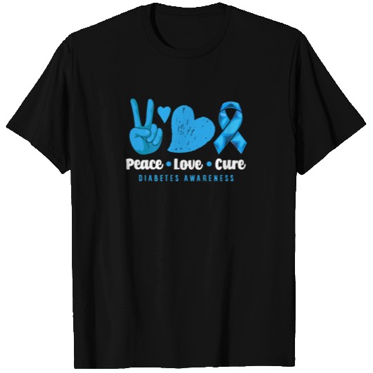 T1D Warrior Support Squad Diabetes Awareness T Shirts