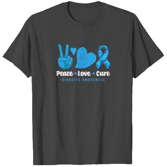 T1D Warrior Support Squad Diabetes Awareness T Shirts