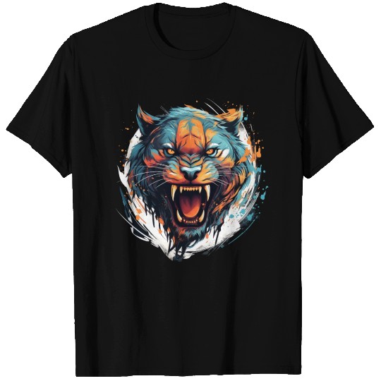 Angry Tiger T Shirts