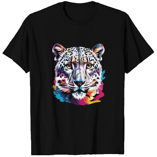 Snow leopard T Shirts